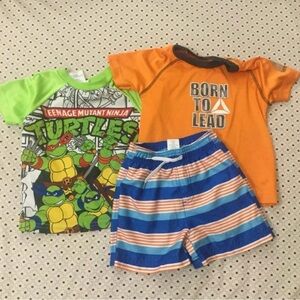 EUC - Baby boy swimming clothes